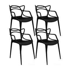 OR DESIGN - Set X4 Silla Solna Negro