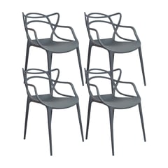 OR DESIGN - Set X4 Silla Solna Gris