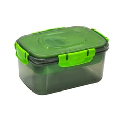 POLIMES - To Go Rectangular Clip N Lock No.0 1.5Lt Verde