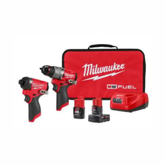 MILWAUKEE - Kit Taladro Percutor 1/2 Pulg+ Atornillador Inalámbrico