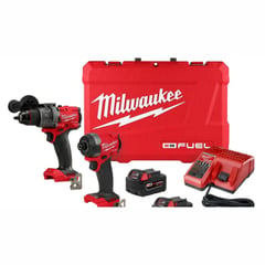 MILWAUKEE - Kit Taladro Percutor+ Atornillador Inalámbrico 18V