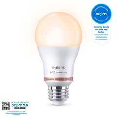 WIZ - Bombillo Philips Led 800 Lm Inteligente Wi-Fi Luz Fria Y Calida By