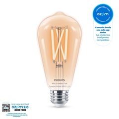 WIZ - Bombillo Philips Led St19 Tipo Vintage Inteligente Wi-Fi Luz Fria Y Calida By