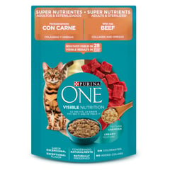 ONE - Alimento Humedo Para Gato Super Adulto Y Esterilizado 85 gr