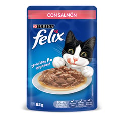 FELIX - Alimento Húmedo Félix Salmón Salsa X85 G