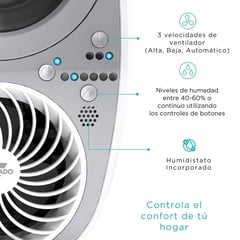 VORNADO AIR - Humidificador Ultrasónico De 55.74 M2