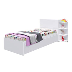 MUEBLES 2020 - Cama Infantil Gea 123X91X218 Cm Blanco