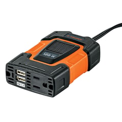 TRUPER - Inversor De Corriente 120 W Para Carro, Con Usb Y 1 Enchufe