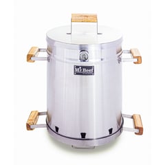 MR BEEF - Barril Asador Acero Inoxidable 430 Mediano Eco 65X40Cm