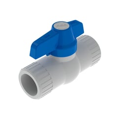 PCP - Valvula Bola 1/2pulg Pvc Soldar Tipo Pesada