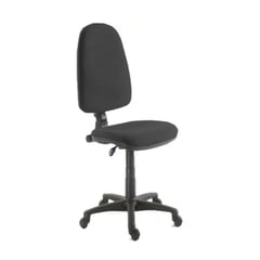 ERGONOMUS - Silla Ejecutiva Lisa Alta con Espaldar Fijo Negro