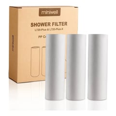 MINIWELL - Filtro de Algodon para Ducha Purificadora de Agua - Marca: