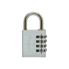 MASTER LOCK - Candado con Combinacion Cierre Vertical 4 Digitos 2.22 cm