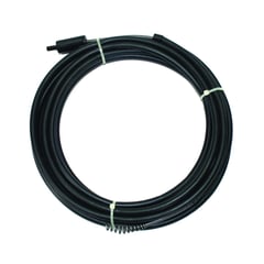 PROSOURCE - Destapador de Cañerías Eléctrica Negro 0.63 cm X 7.62 m