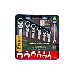 GEARWRENCH - Juego de Llave Trinquete Flexible X 7 Piezas Sistema Métrico