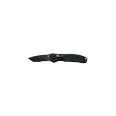 GERBER - Cuchillo Mango Negro Con Pulsador De Apertura Asistida