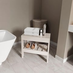 SENSI DACQUA - Mueble Auxiliar Baño Stand 53x60x35 Cm Niebla