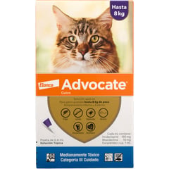 ADVOCATE - Antiparasitario Para Gato 08ml