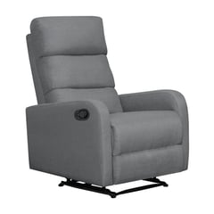 ELITE LIVING - Reclinable Estática Pekin Tela 95X80X110 Gris Plomo