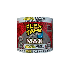 FLEX TAPE - Cinta para Reparaciones Impermeable Transparente de 10.1 cm X 7.62 m