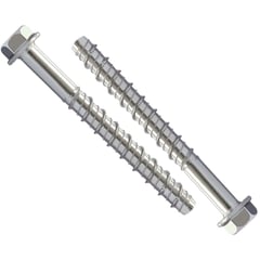 FIXSER - Perno Para Hormigon Antisismico Metrico Zincado M8 X 80 (2U)