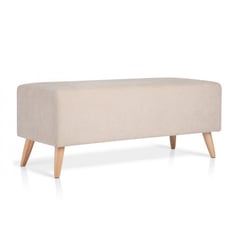 BANZAY - Puff Banco Otomano Liso Beige