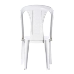 RIMAX - Silla Plastica sin Brazos Samba Eco Blanco