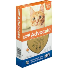 ADVOCATE - Antiparasitario Para Gato 04ml X3 Und