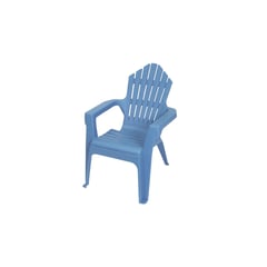 GRACIOUS LIVING - Silla de Exterior para Niños en Resina Azul