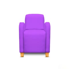 MAGIC CLASS - Silla Poltrona Curve 90X80X90 Morado