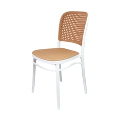 OR DESIGN - Silla Sin Brazos Mara/Rattan Sintético Zimba Blanco