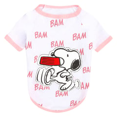 SNOOPY - Camiseta para Mascota Blanco