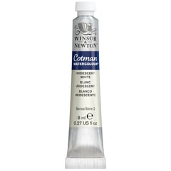 WINSOR - Acuarela Cotman 8ml (330) Metalizada Blanco Iridescente