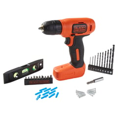 BLACK+DECKER - Kit Taladro Inalambrico 8v + 43 Accesorios