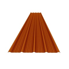 KLAR - Teja Roja 2.5X1.07M 1.5 Mm Cresta Alta Upvc