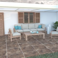 EUROCERAMICA - Piso Cerámico Pizarra Caramelo 60x60cm Caja 2.16 m2