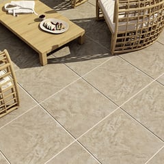 CERAMICA ITALIA - Piso Cerámico Vulcano Beige 60x60 cm Caja 1.8 m2