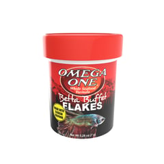 OMEGA ONE - Comida Peces Betta Bufet Flakes 8 Gr