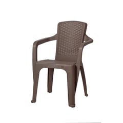 MQ - Silla Plástica con Brazos Infinity New Mocca