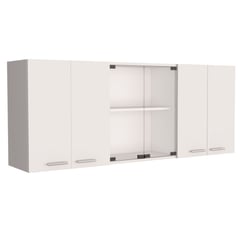 RTA - Gabinete Superior Cocina Con Vidrio Blanco