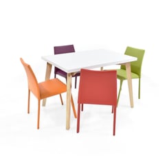 ROCA - Set Comedor 4 puestos Ginebra Yaren 76x110x76 Colores