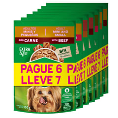 DOG CHOW - Alimento Húmedo Para Perros Pack Surtido 7unid X 100gr