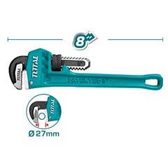 TOTAL TOOLS - Llave Para Tubo Hierro 8" (200 Mm)