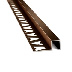 ATRIM - Aluminio Guardaescobas Quadra 10 X 10 Mm X 2.5 M Bronce N