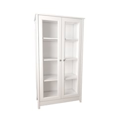 BERTOLINI - Mueble Vitrina 80cm 2 Puertas Blanco