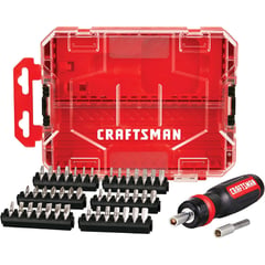 CRAFTSMAN - Destornillador de Trinquete de 44 Piezas CMHT68017