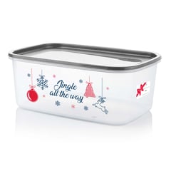 ESTRA - Caja Organizadora para Ancheta 16 Litro Gris Jingle All The Way