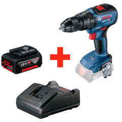 BOSCH - Taladro Percutor 1/2 Pulg 18V Brushless GSB 18V-50 con 1 batería y cargador