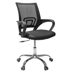 ERGONOMUS - Silla de Oficina Ejecutiva con Base Cromada