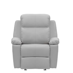 ELITE LIVING - Reclinable Mecedora Marsella 1 puesto Cuero Gris